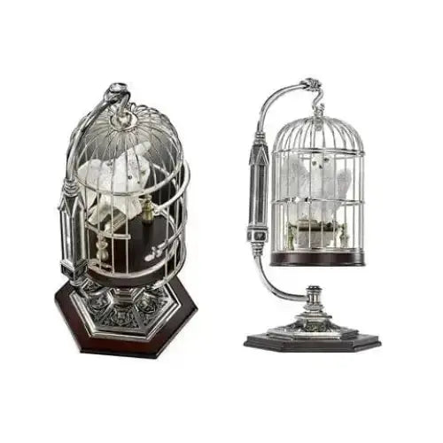 Hedwige en cage miniature 25 cm