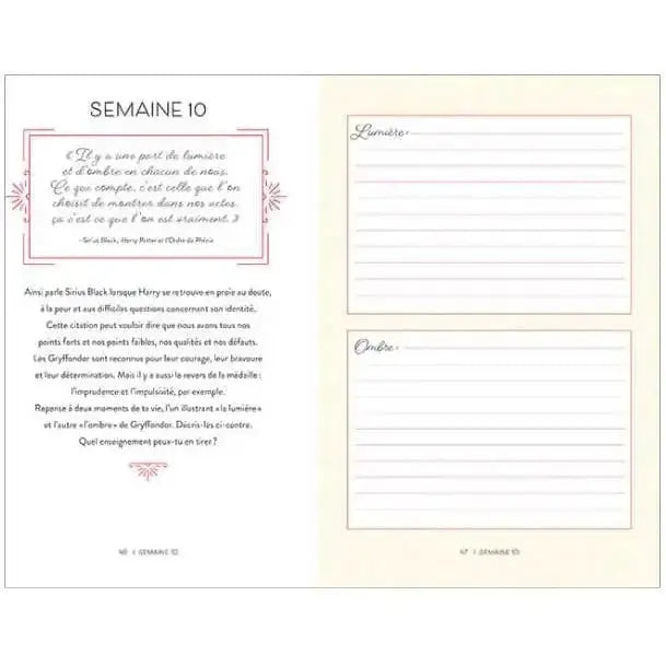 Journal intime Gryffondor
