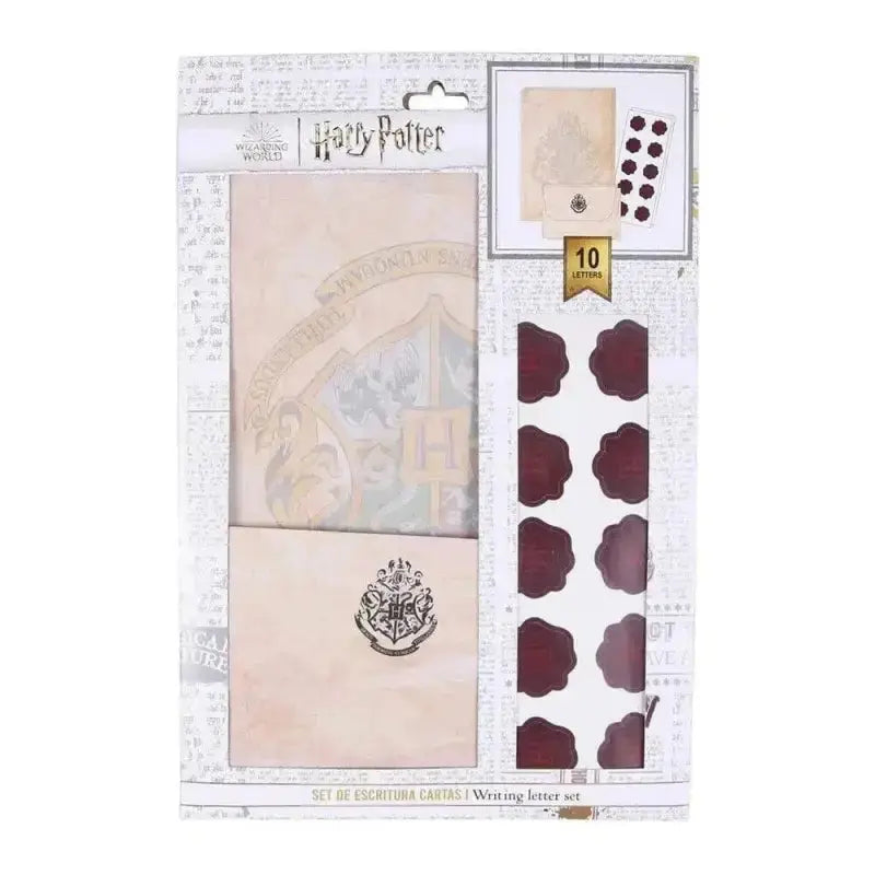 Kit Lettre Poudlard - 10 enveloppes, feuilles A4 et sceaux Hogwarts