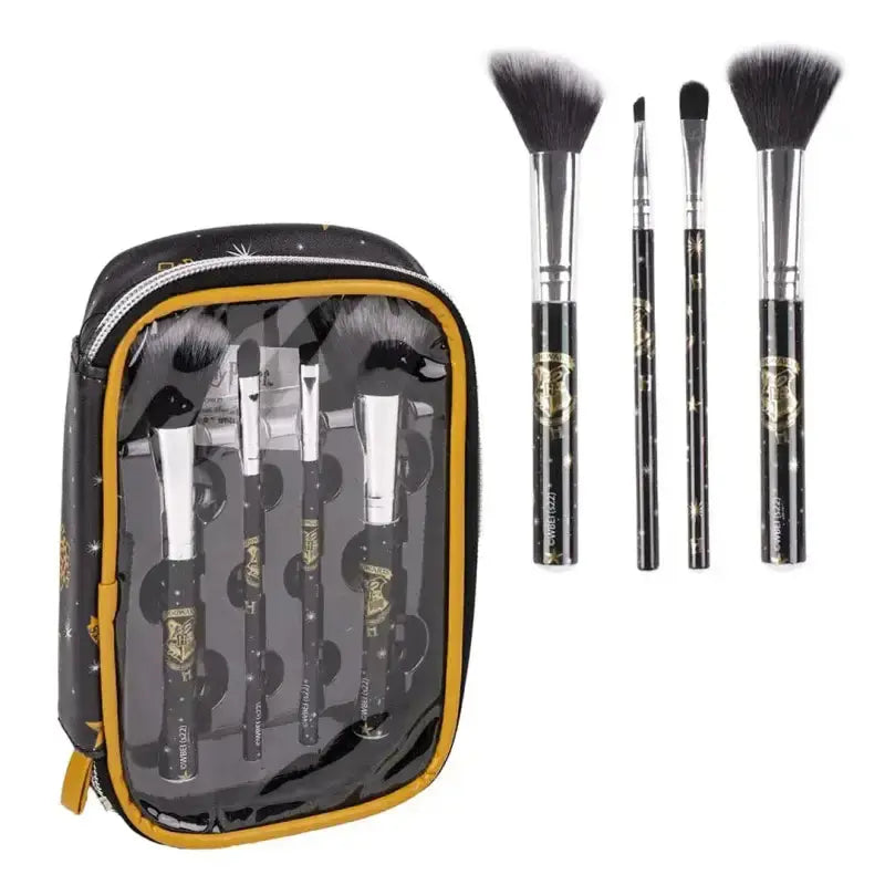 Kit 4 pinceaux maquillage Harry Potter - trousse PVC 18 cm