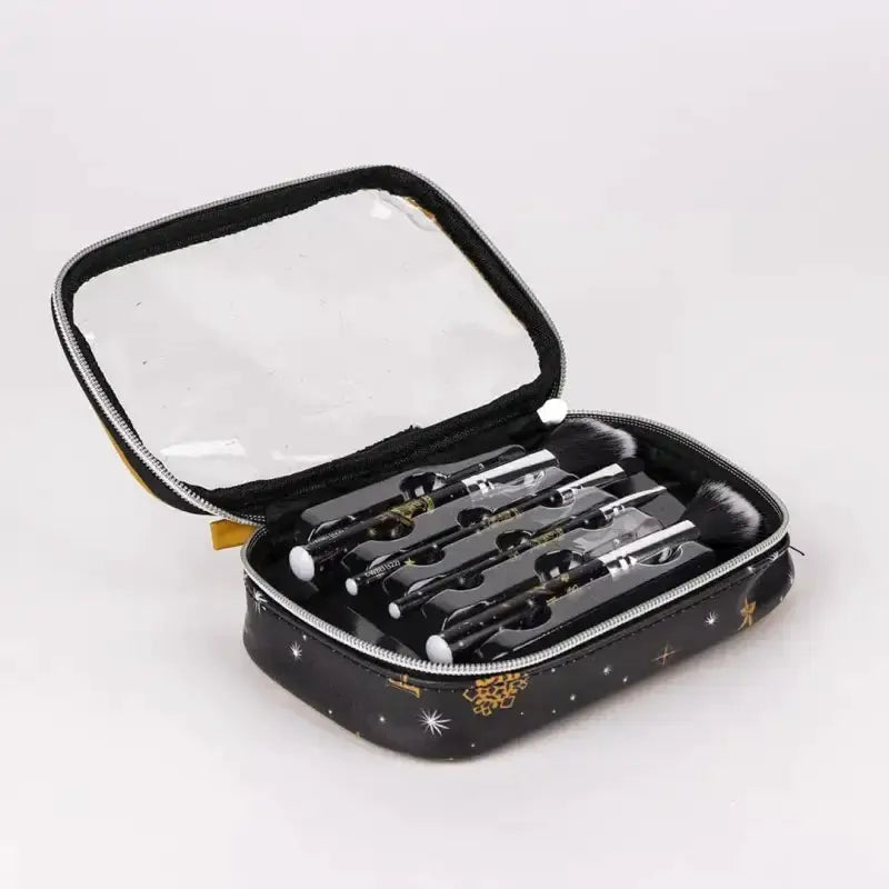 Kit 4 pinceaux maquillage Harry Potter - trousse PVC 18 cm