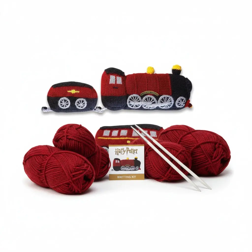 Kit tricot boudin de porte Poudlard Express - 61 cm