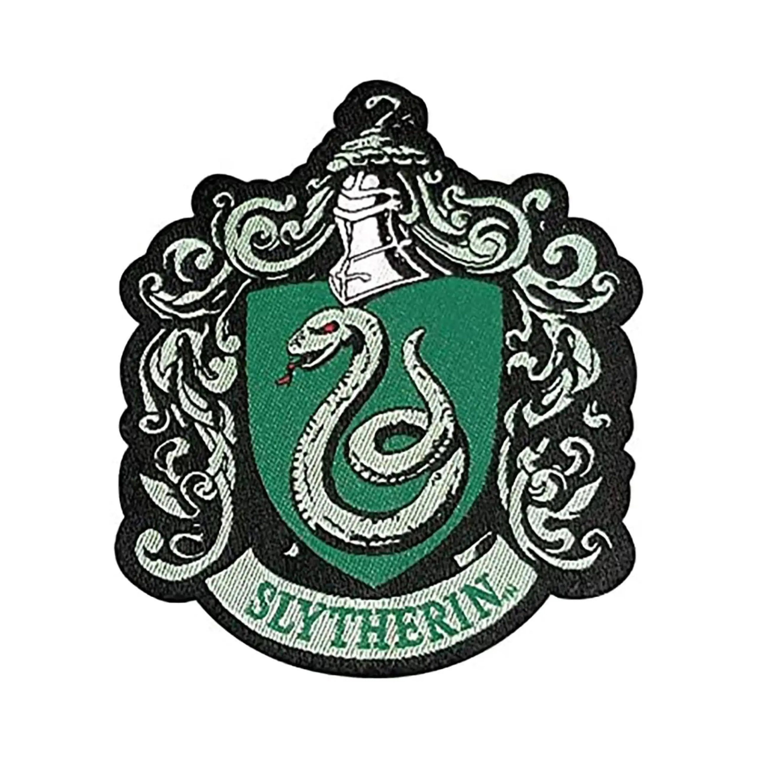 Kit tricot écharpe Serpentard - aiguilles 3,5 mm et patch brodé