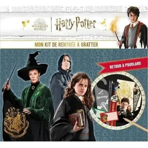 Kit de rentrée à gratter Harry Potter