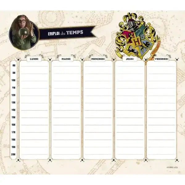 Kit de rentrée à gratter Harry Potter