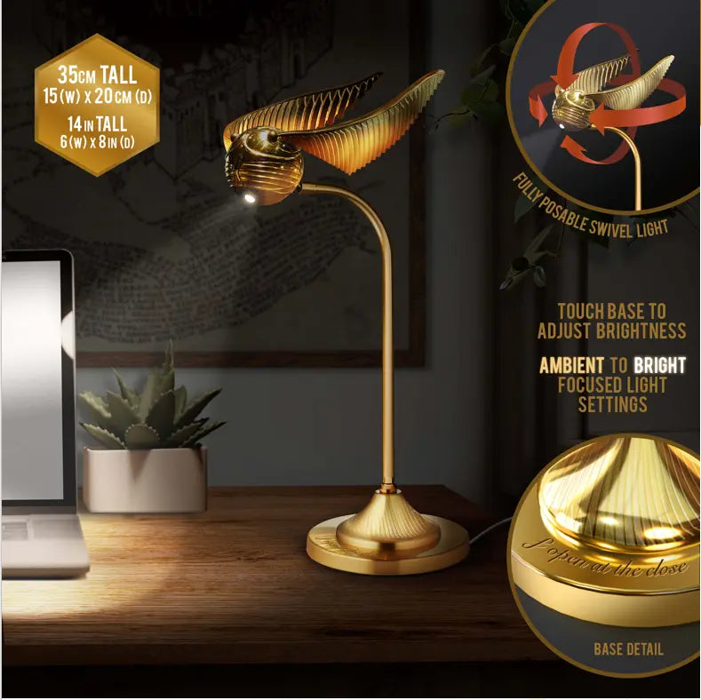 Lampe de bureau Vif d'Or 36 cm Harry Potter