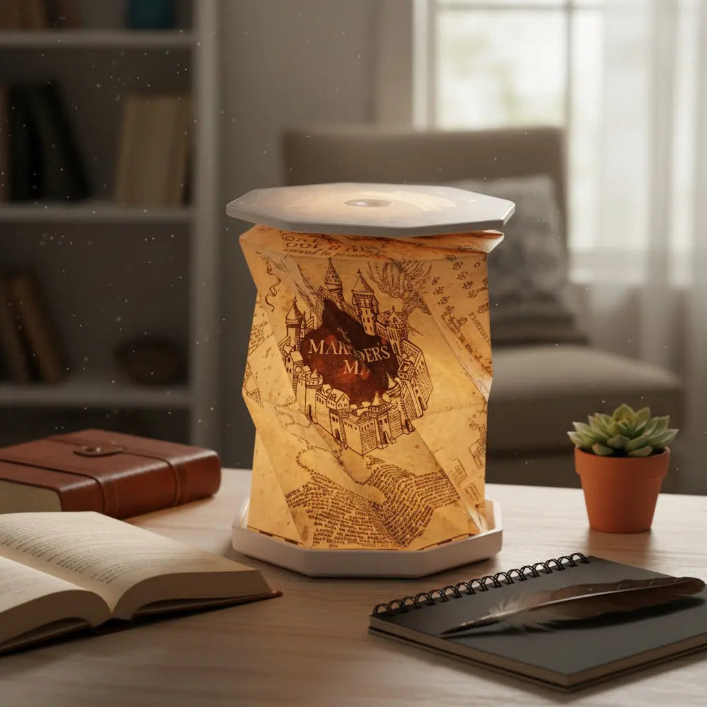 Lampe pliable Carte du Maraudeur LED 15 cm