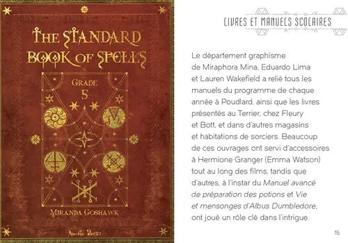 Mini Grimoire Harry Potter T4 - Le Design du Monde des Sorciers