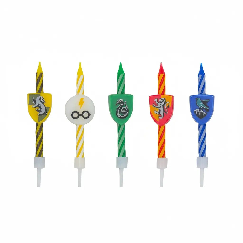 Lot de 10 Bougies Anniversaire Harry Potter - 5 Modèles