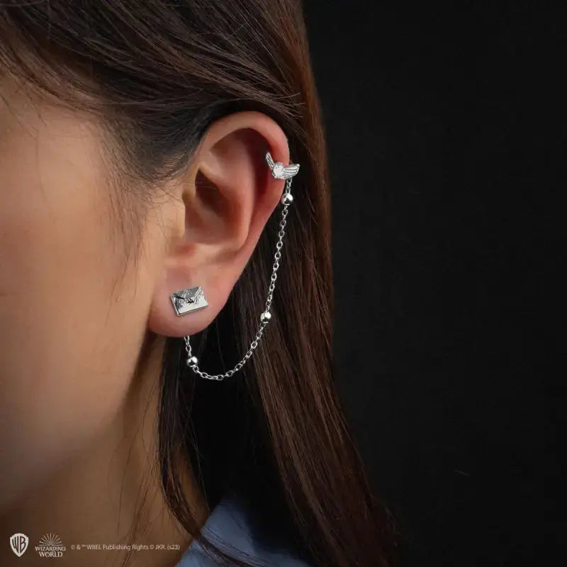 Manchette d'Oreille Hedwige avec Chaîne
