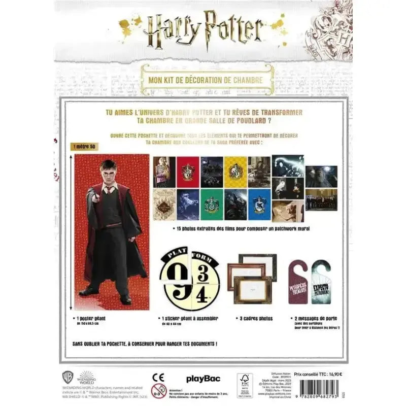 Mon Kit Décoration de Chambre Harry Potter
