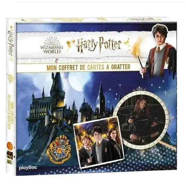 Mon coffret Cartes à gratter et à colorier Harry Potter