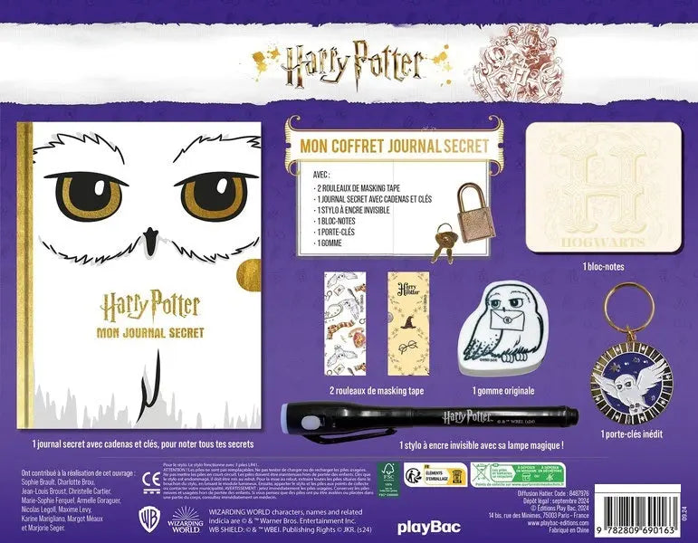 Mon coffret Journal Secret Hedwige