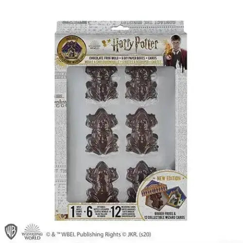 Moule à Chocogrenouille + 6 boîtes + 12 cartes, Harry Potter