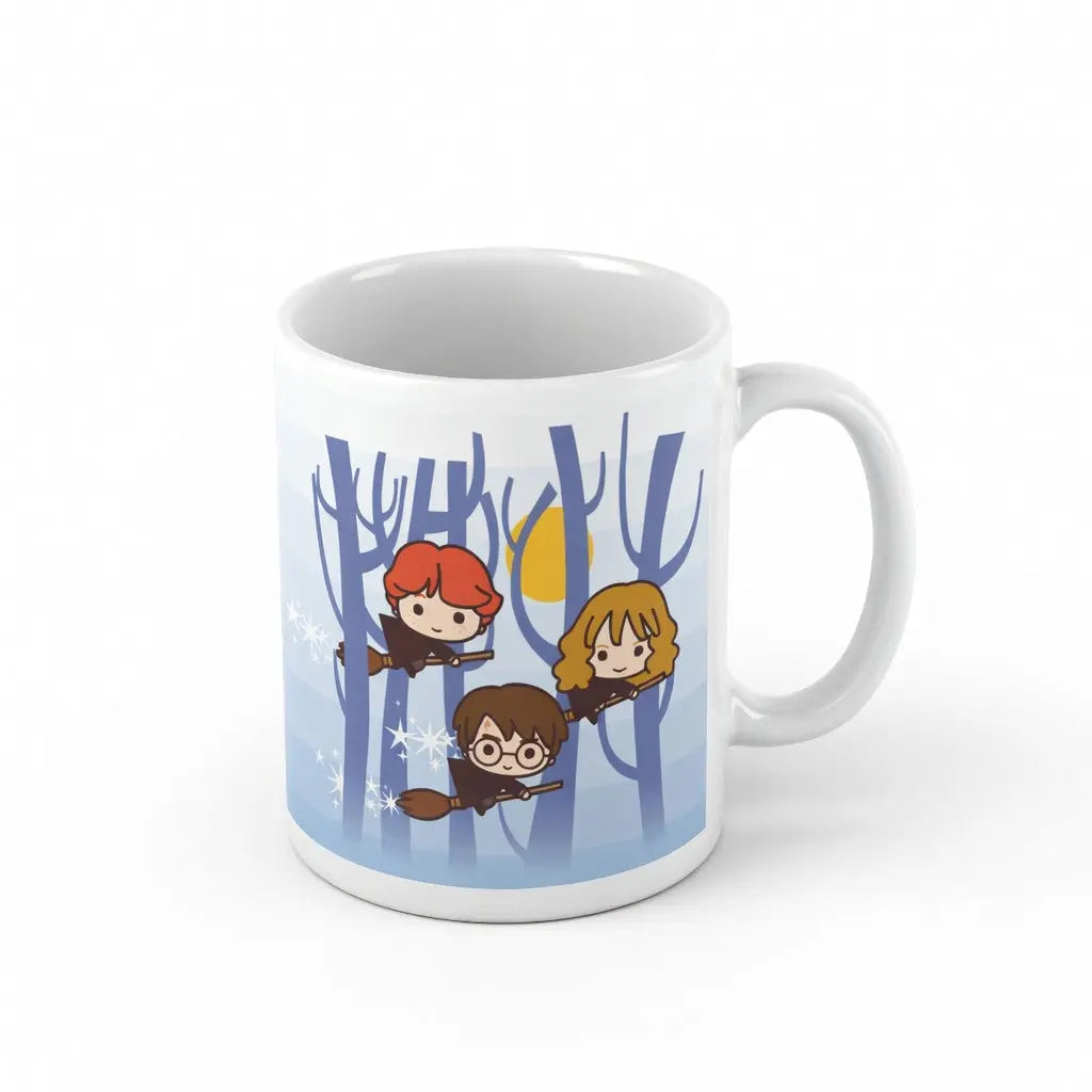 Mug Chibi Trio Volant Kawaii Harry Potter