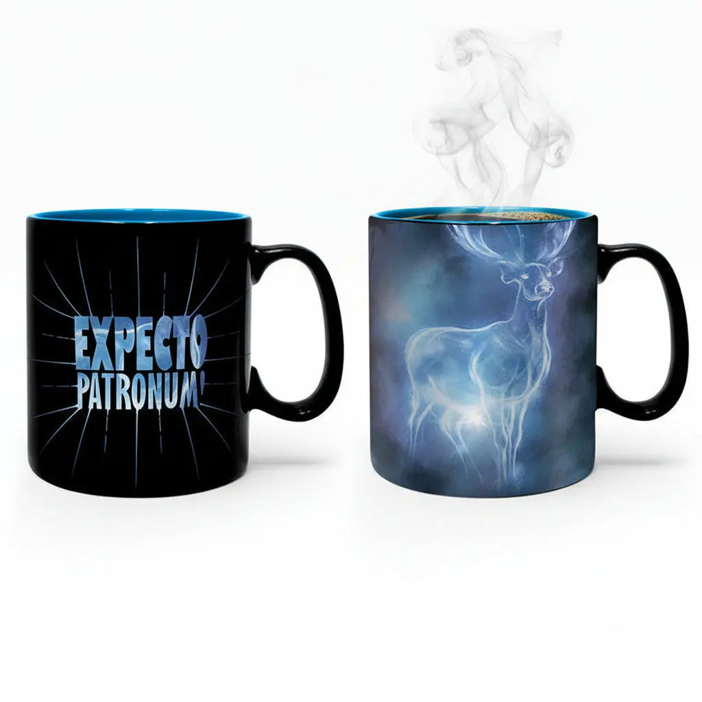Mug Harry Potter Thermo-réactif Expecto Patronum, 460 ml