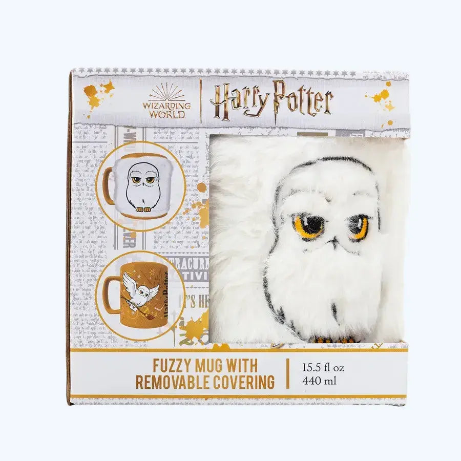 Mug Hedwige Fuzzy avec housse peluche, Céramique 450 ml
