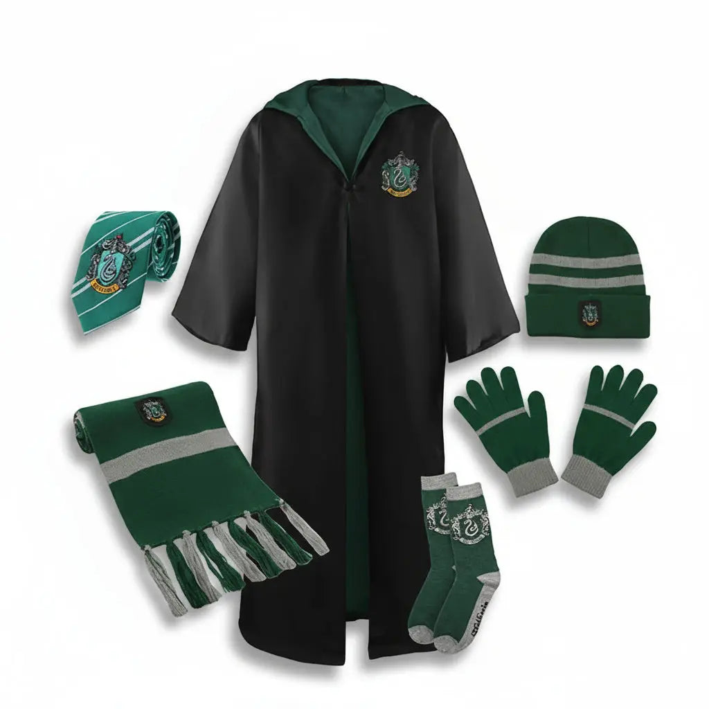 Pack déguisement Serpentard Adulte 6 pièces - Harry Potter