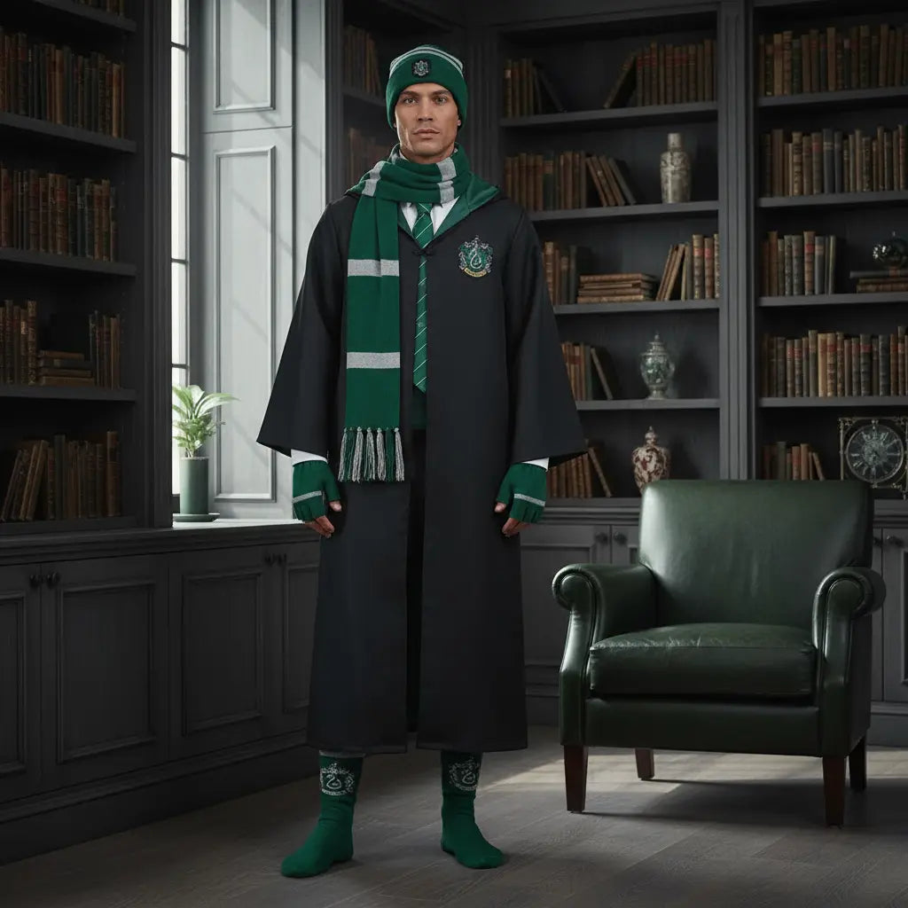 Pack déguisement Serpentard Adulte 6 pièces - Harry Potter