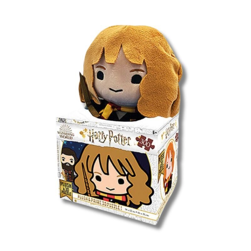 Peluche et puzzle lenticulaire Hermione