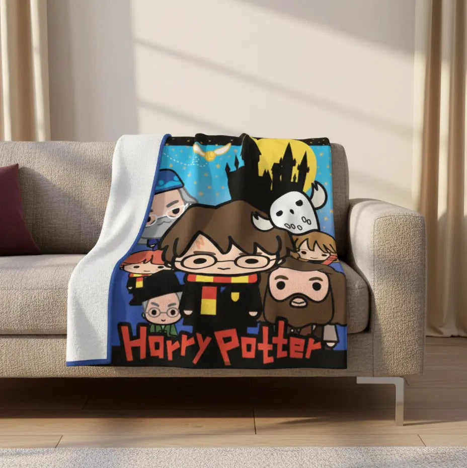 Plaid polaire Harry Potter 100x140 cm