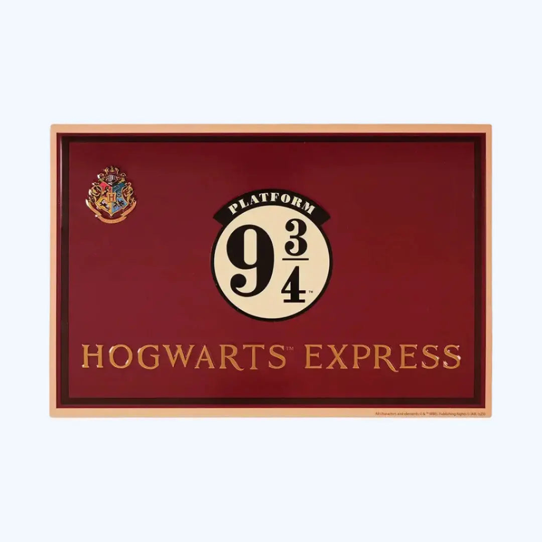 Plaque aluminium Platform 9¾, 20x30 cm