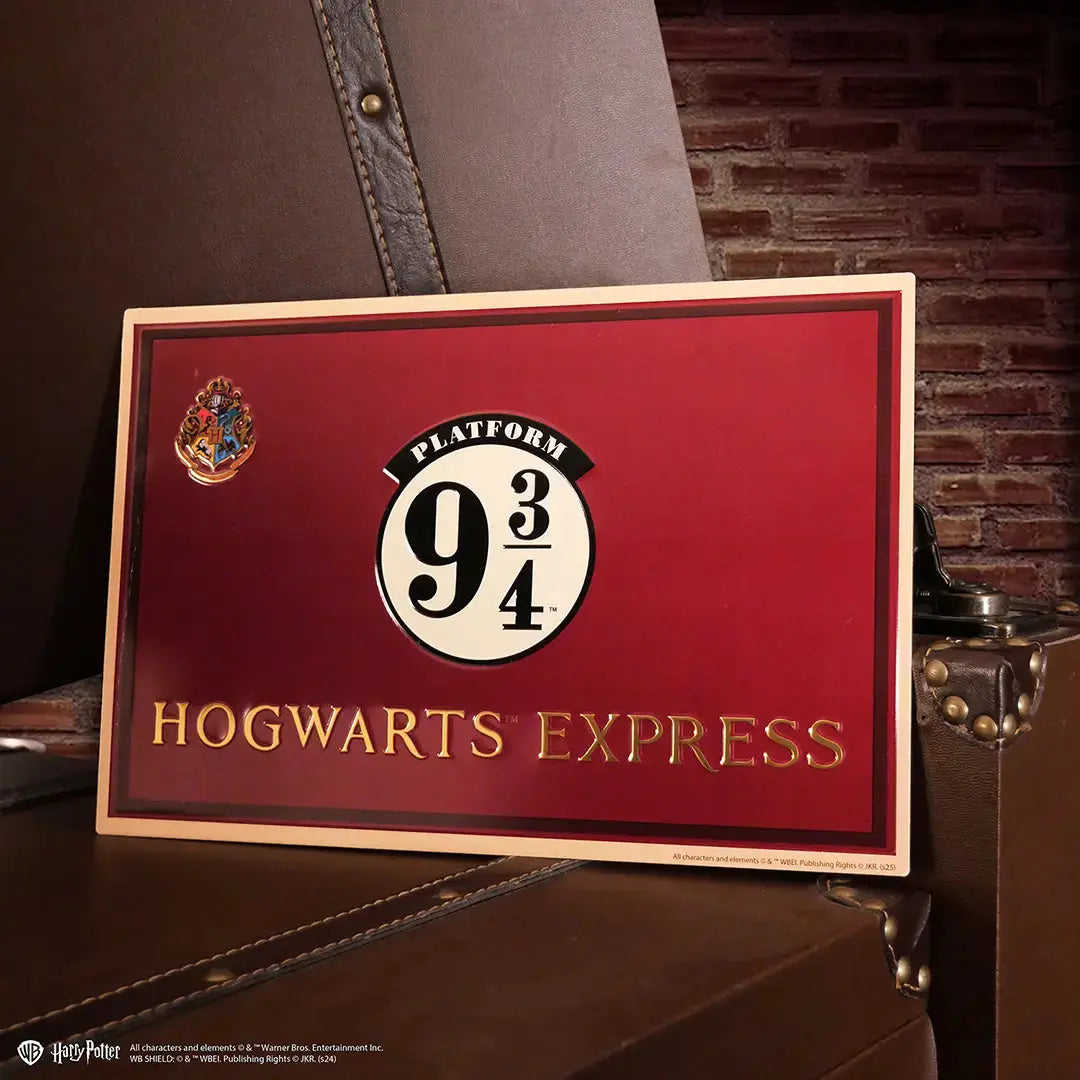 Plaque aluminium Platform 9¾, 20x30 cm