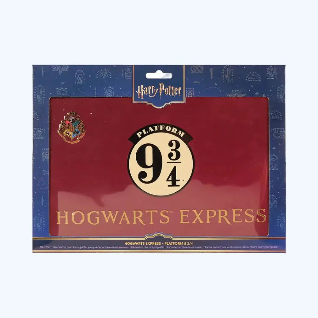 Plaque aluminium Platform 9¾, 20x30 cm