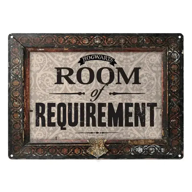 Plaque métal Room Requirement, 21 x 15 cm