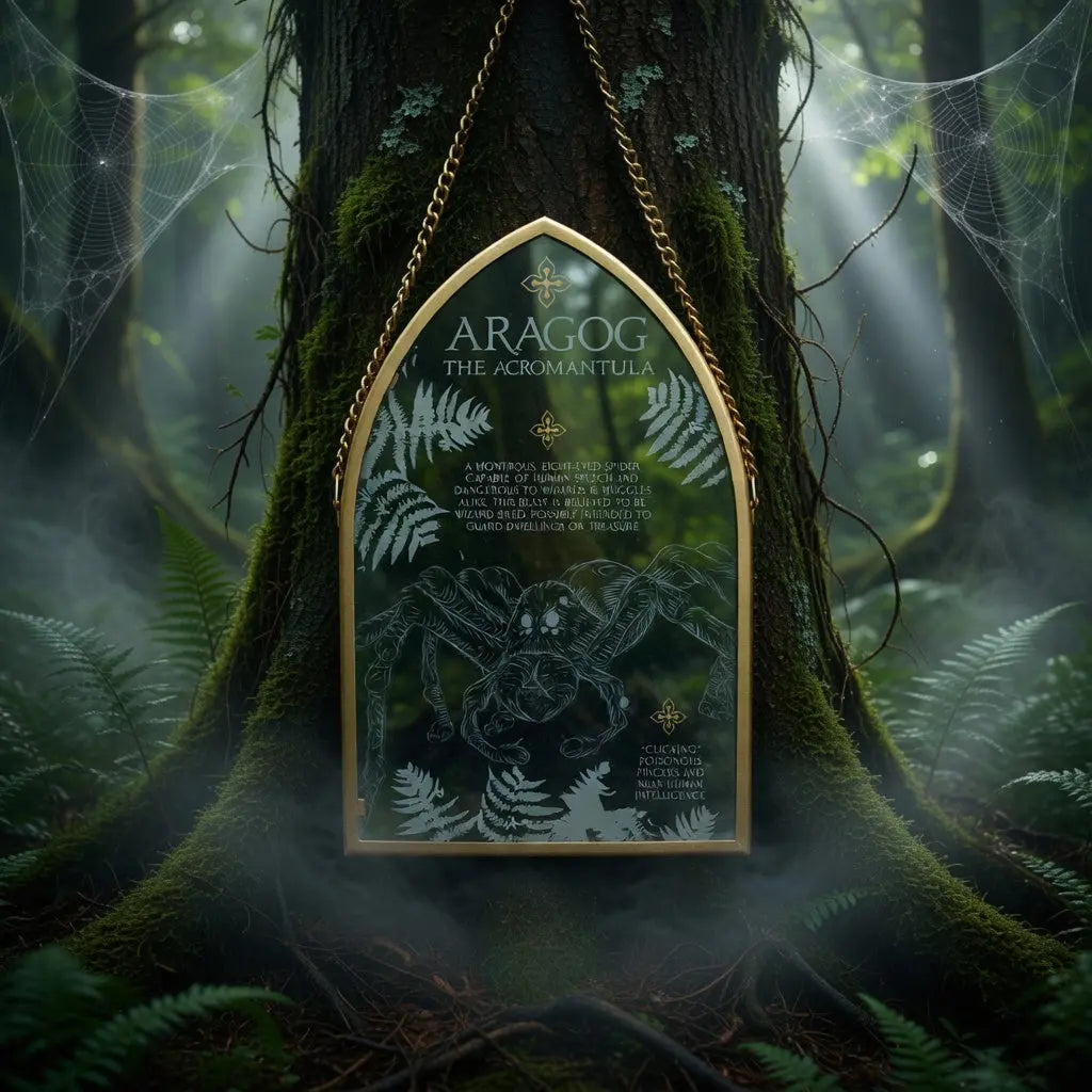 Plaque en verre Aragog 27 x 13,5 cm