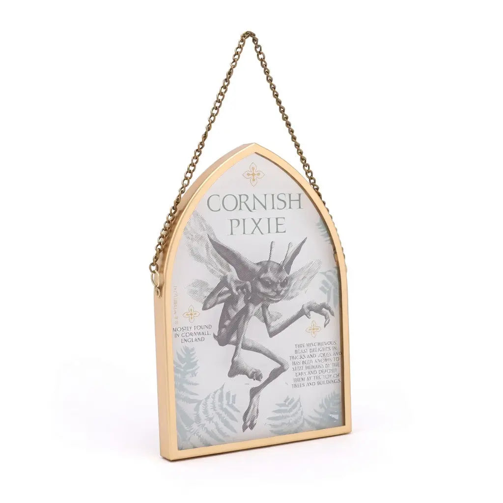 Plaque en verre Lutin de Cornouailles 27 x 13,5 cm