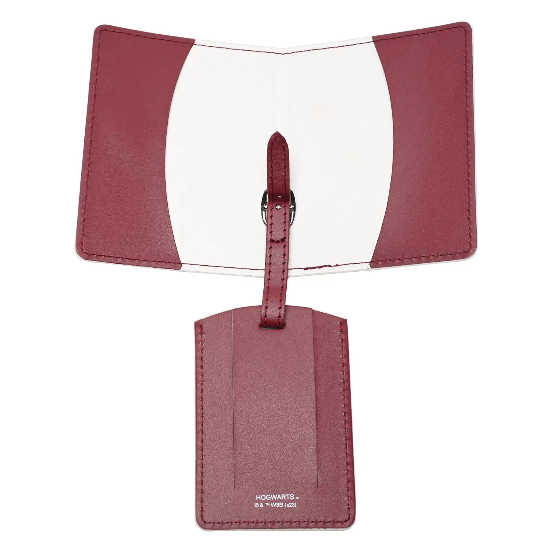 Porte-Passeport et Étiquette Bagage Gryffondor - Cuir PU Harry Potter