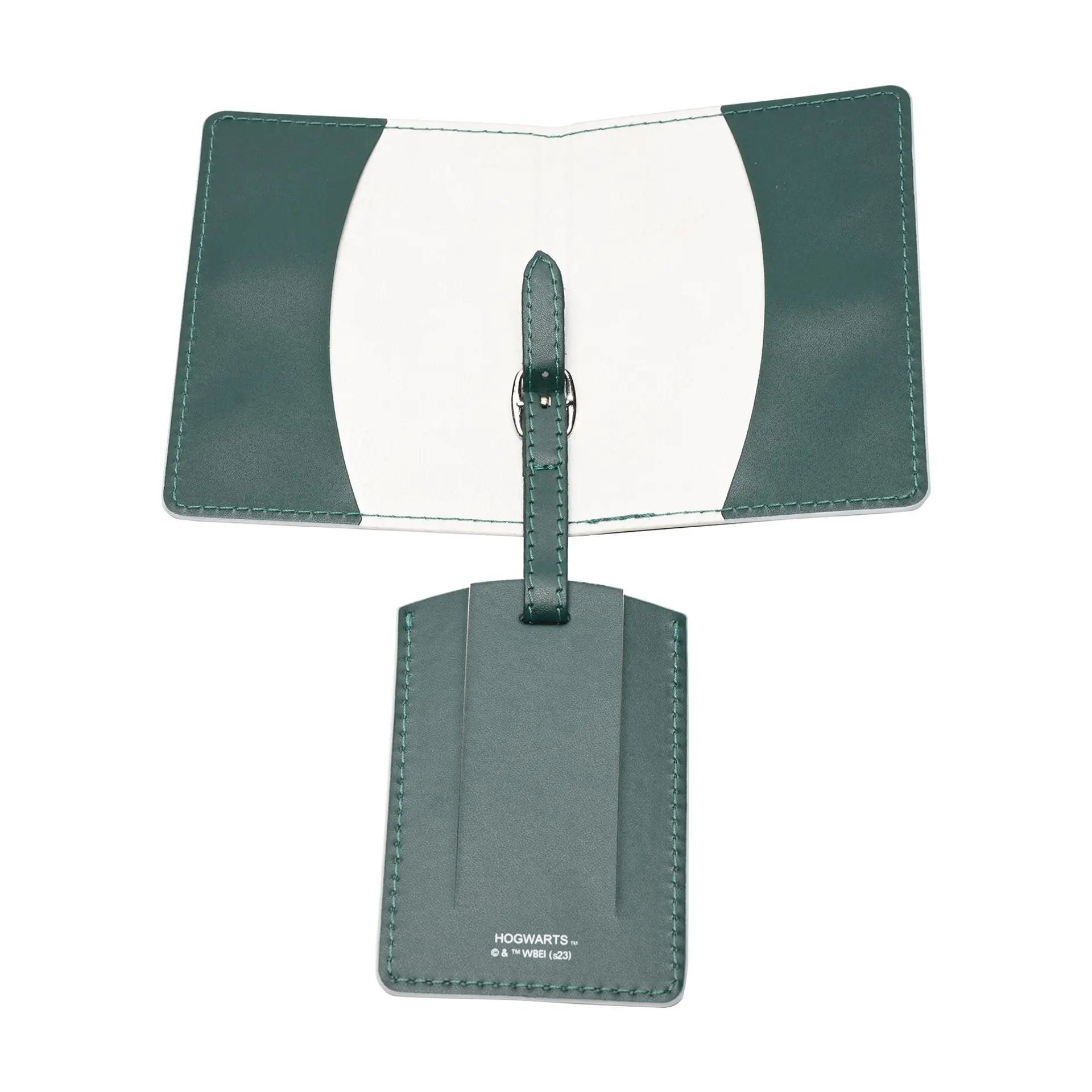 Porte-Passeport et Étiquette Bagage Serpentard - Cuir PU Harry Potter
