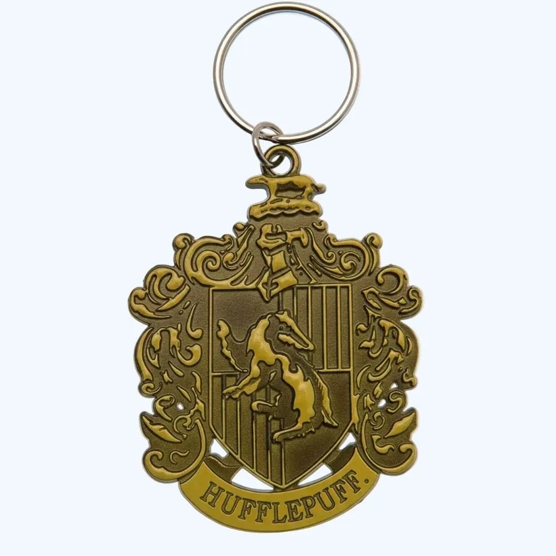 Porte-clés métal Poufsouffle Harry Potter