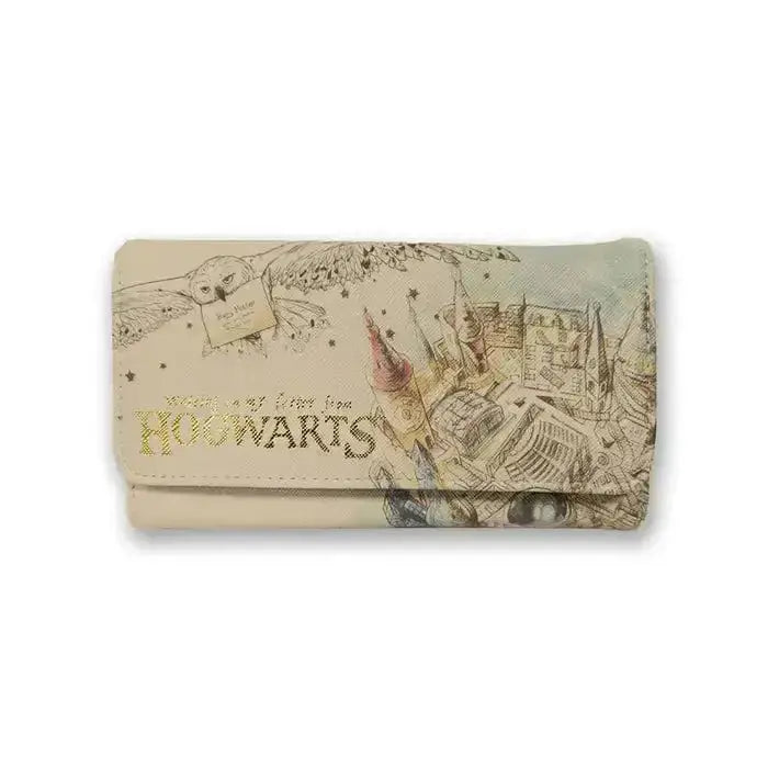 Porte-monnaie Hogwarts illustré Harry Potter