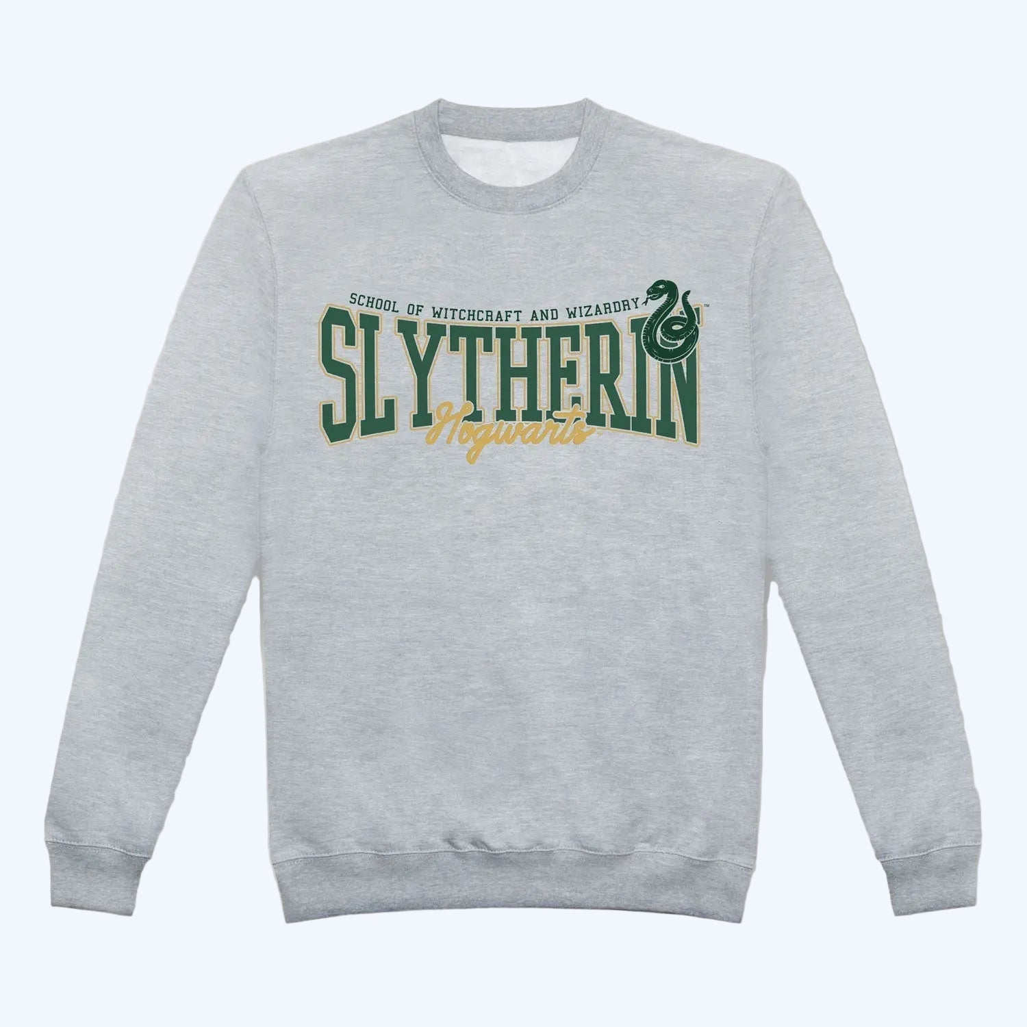 Pull col rond Serpentard, Collège Poudlard Harry Potter