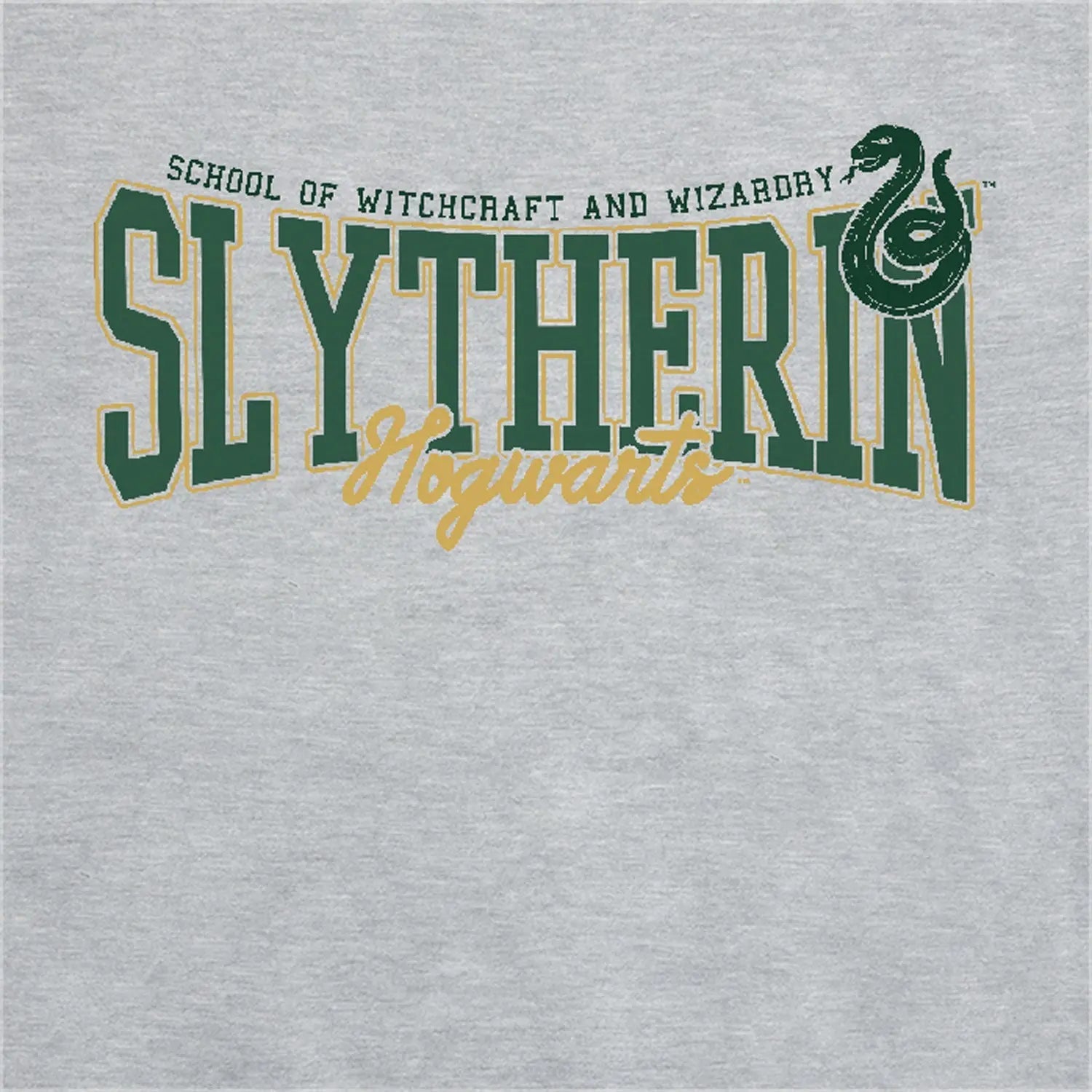 Pull col rond Serpentard, Collège Poudlard Harry Potter