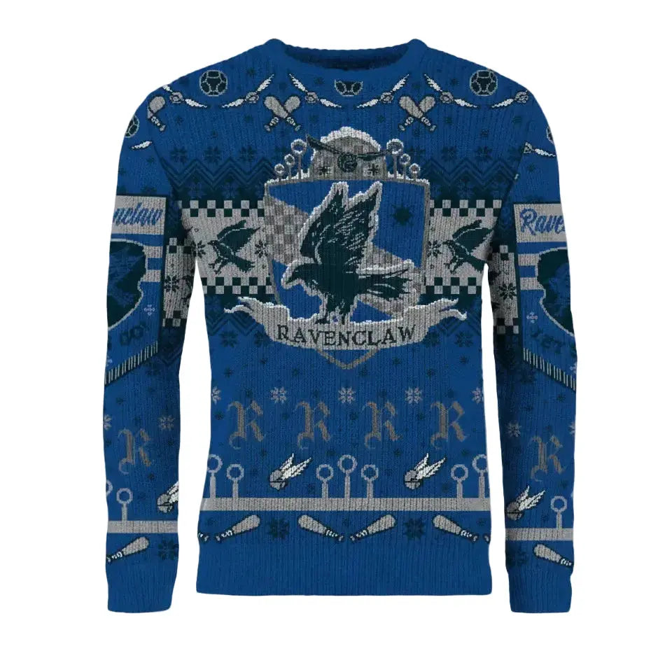 Pull Noël Harry Potter Serdaigle Quidditch