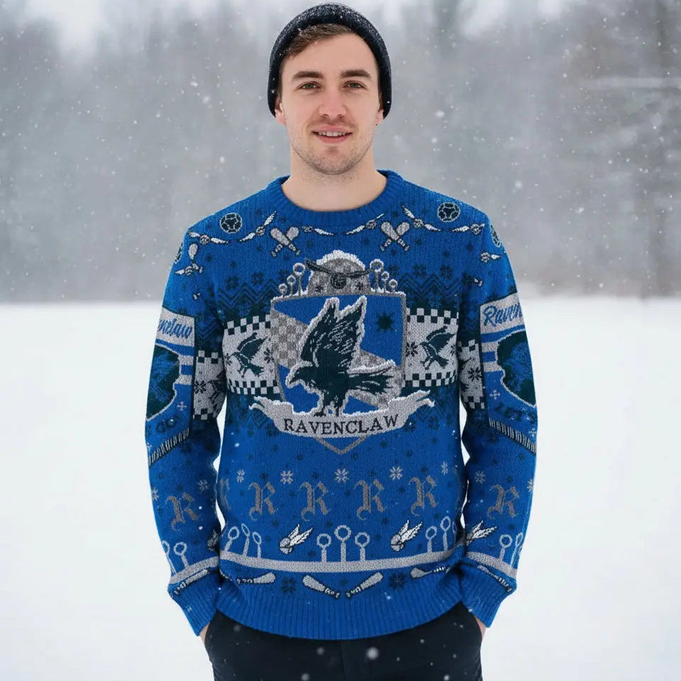 Pull Noël Harry Potter Serdaigle Quidditch