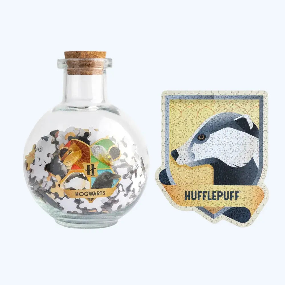 Puzzle Poufsouffle 331 Pièces Boîtier Cristal - Collection Maisons Poudlard Harry Potter
