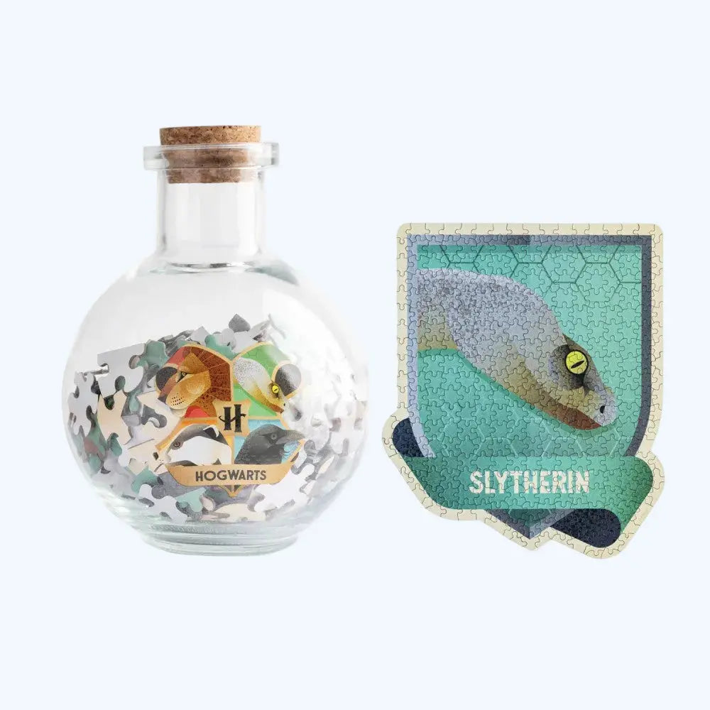 Puzzle Serpentard 331 Pièces Boîtier Cristal - Collection Maisons Poudlard Harry Potter