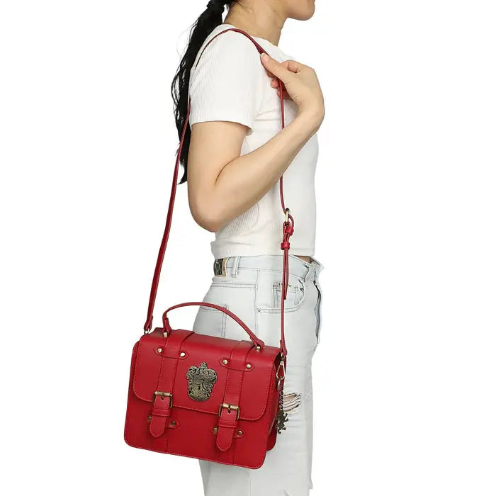 Sac À Main Cartable Gryffondor Avec Charms Harry Potter