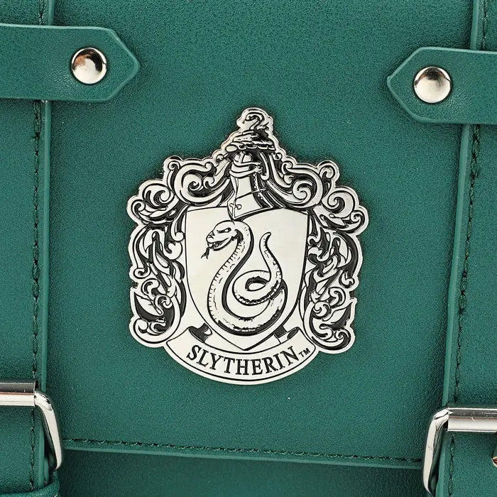 Sac À Main Cartable Serpentard Avec Charms Harry Potter