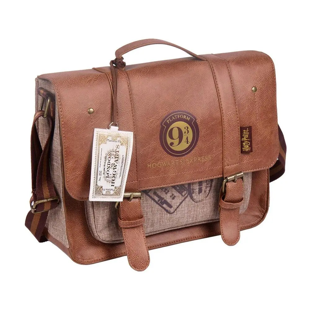 Sac bandoulière 9 3/4 avec ticket Hogwarts Express