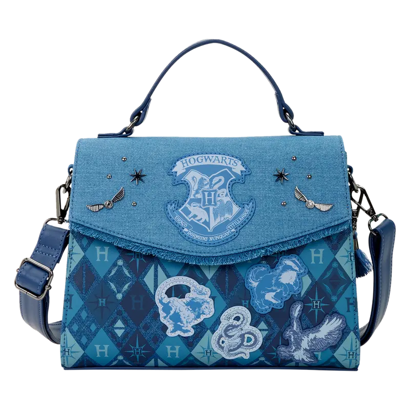 Sac bandoulière Loungefly Denim Poudlard 26 cm