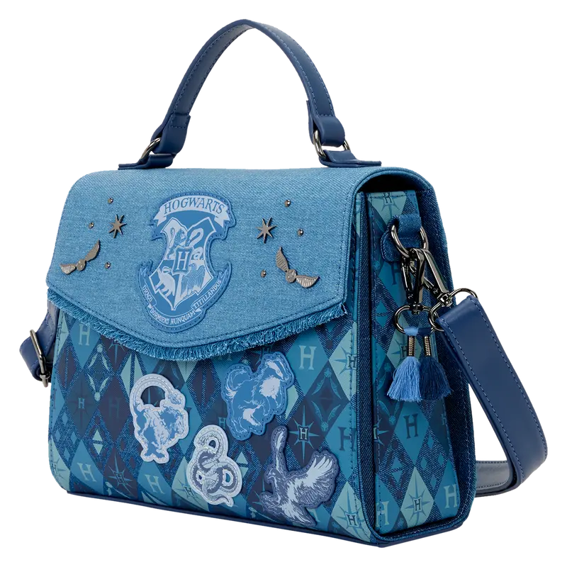 Sac bandoulière Loungefly Denim Poudlard 26 cm