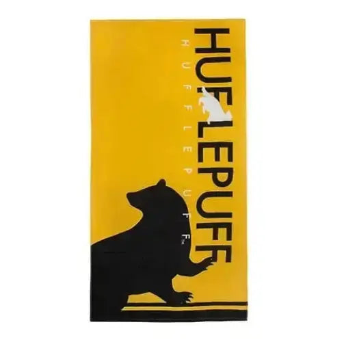 Serviette Plage Poufsouffle 70x140 cm Coton Harry Potter