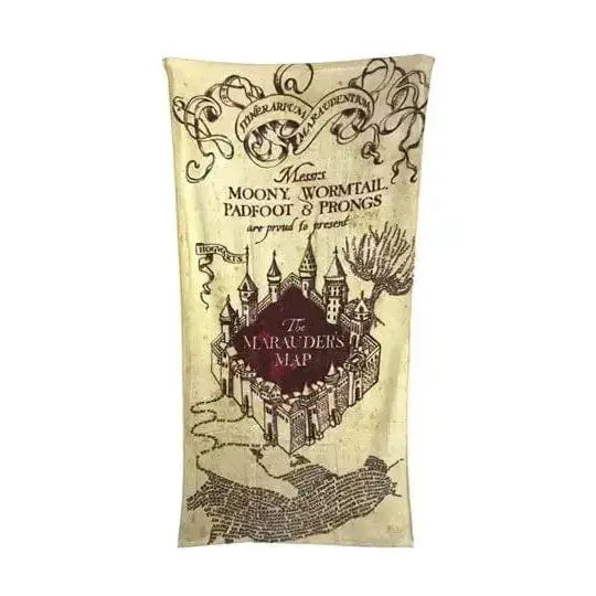 Serviette de bain Carte du Maraudeur