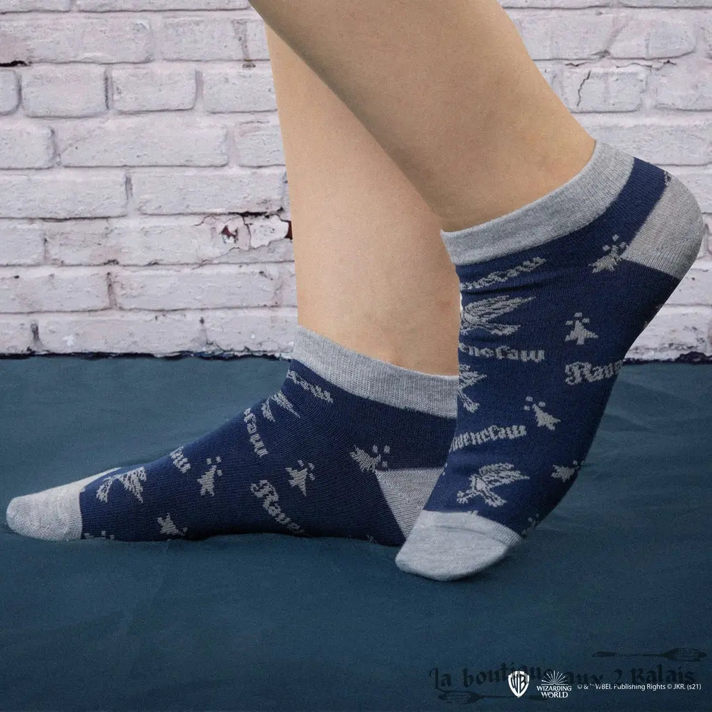 Set 3 Paires de Socquettes Serdaigle Harry Potter Taille 35-45