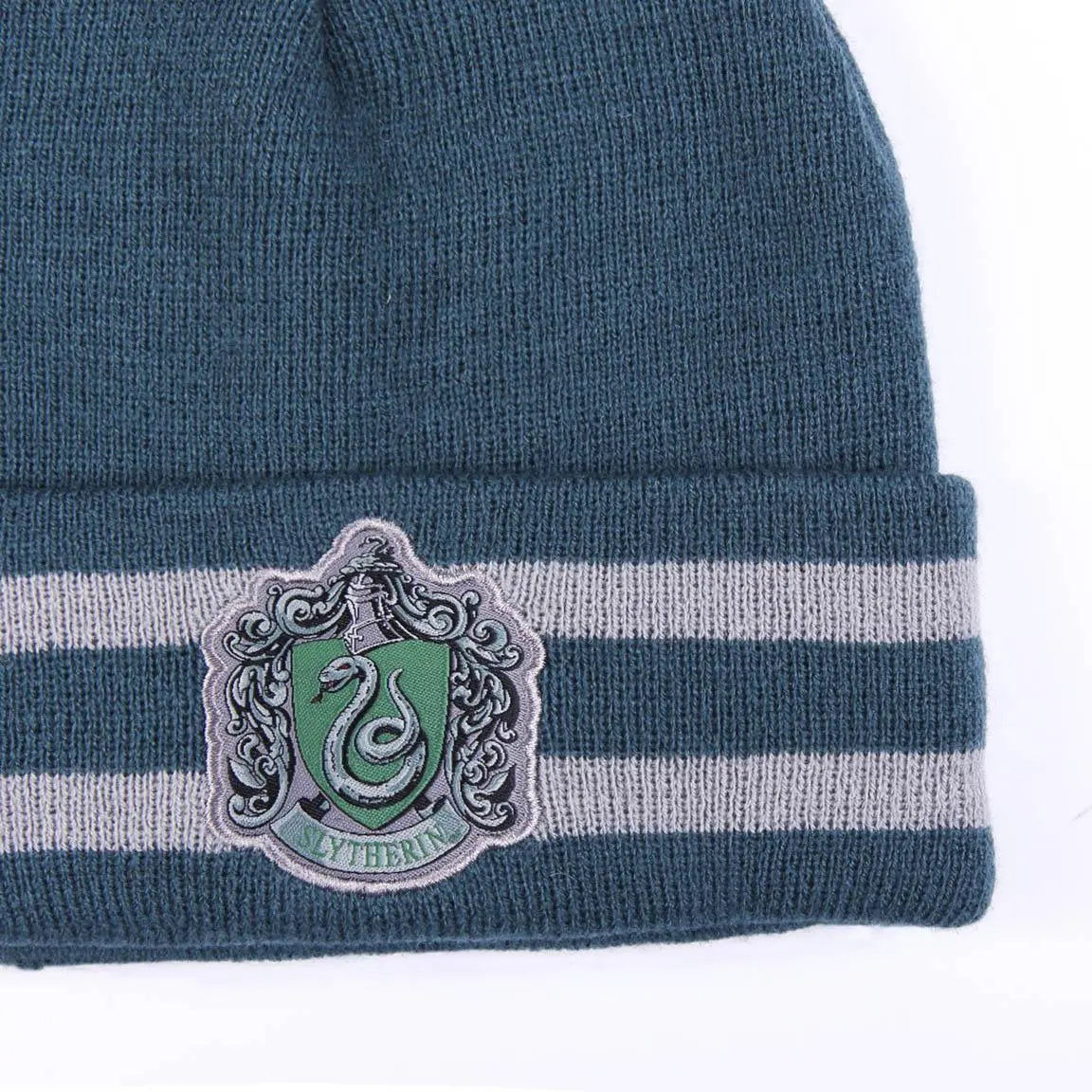 Set Bonnet Pompon + Écharpe Serpentard Enfant, Harry Potter